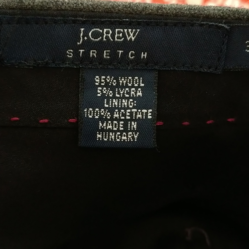 J crew wool pants